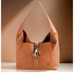 Vintage Dooney & Bourke Annalisa Hobo Bag in Caramel Size Médium